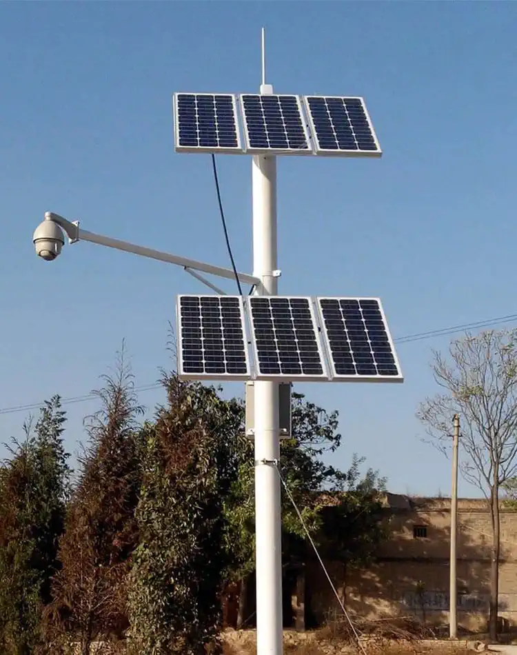 The working principle of solar monitoring system