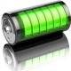 Battery charge level indicators isolated on white. Charging. 3d - manly
