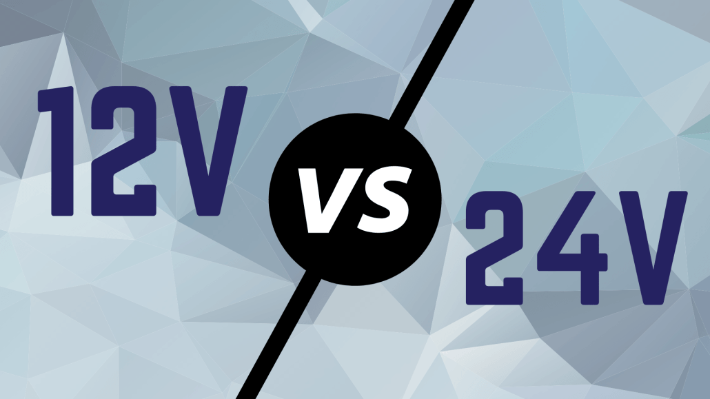 12v vs 24v - manly battery 12v vs 24v - manly