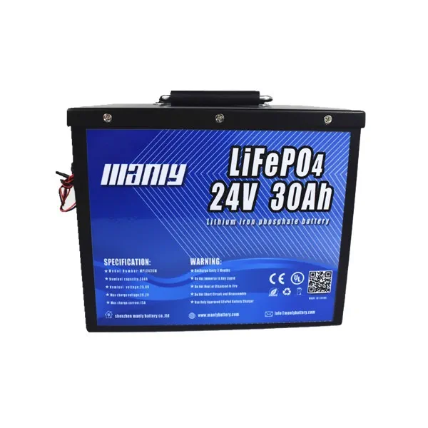 24v 30ah lifepo4 battery for robot