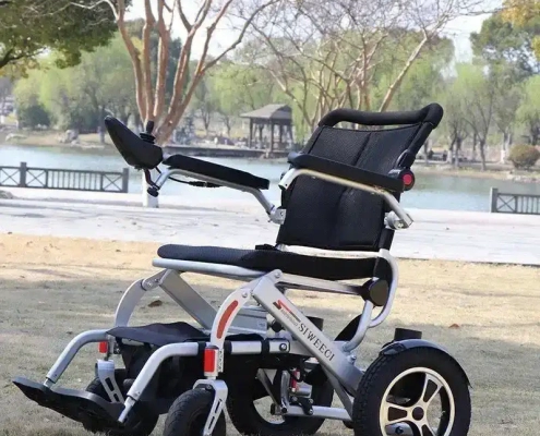 Electrically propelled wheelchair - manly