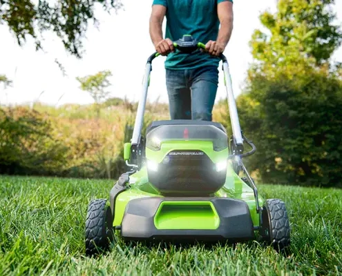 Lithium lawn mower battery - manly