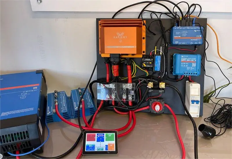 Marine battery voltage