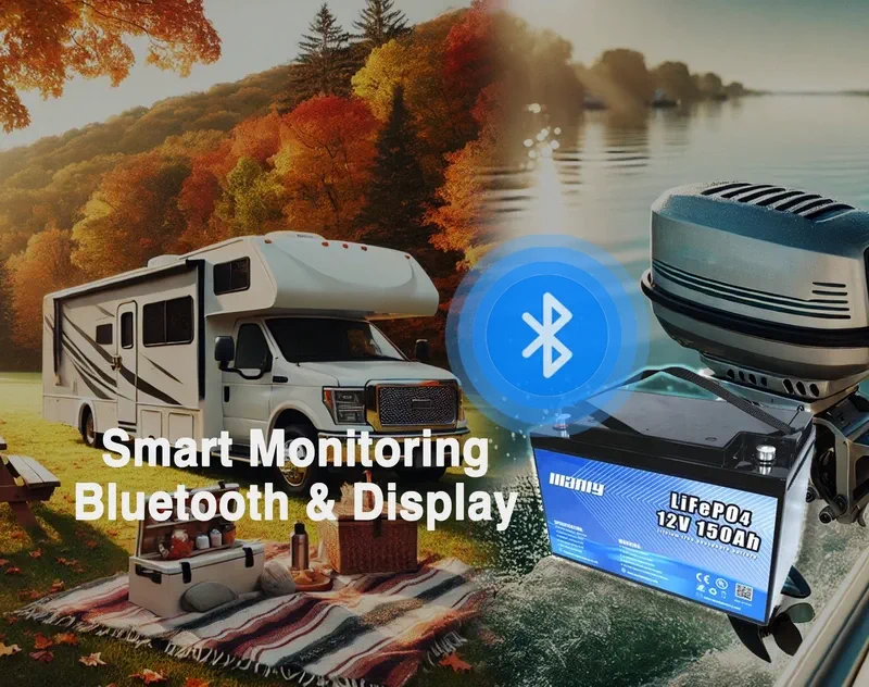 12v 150ah lithium battery level display bluetooth lithium battery​