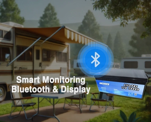 200ah battery level display bluetooth lithium battery​