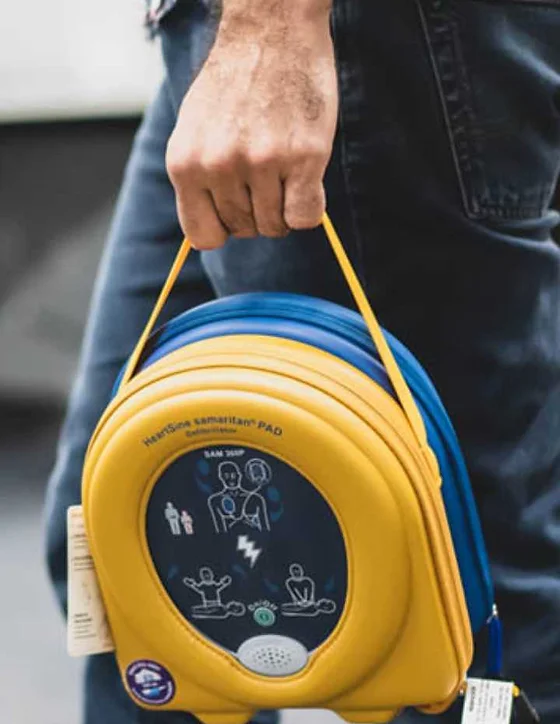 Portable defibrillator