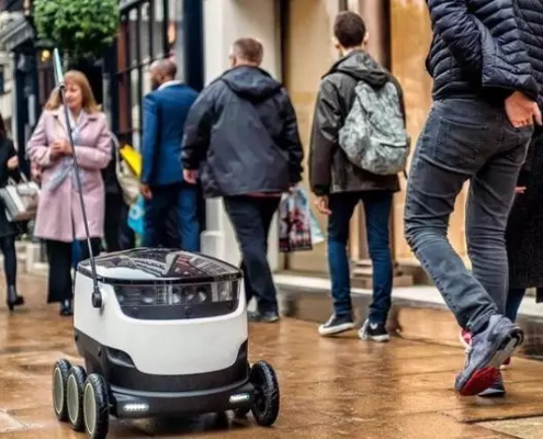 Food delivery robots - manly battery Food delivery robots - manly