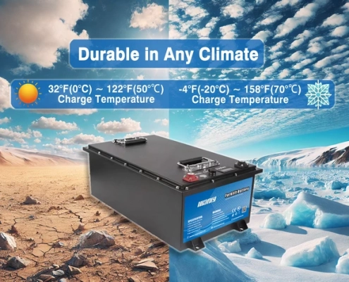 Lithium bttery temperature range