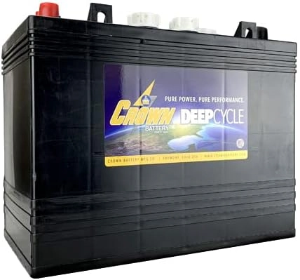 Crown golf cart battery