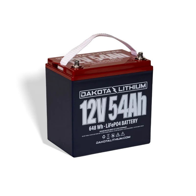Dakota lithium 12v 54ah lifepo4 deep cycle battery