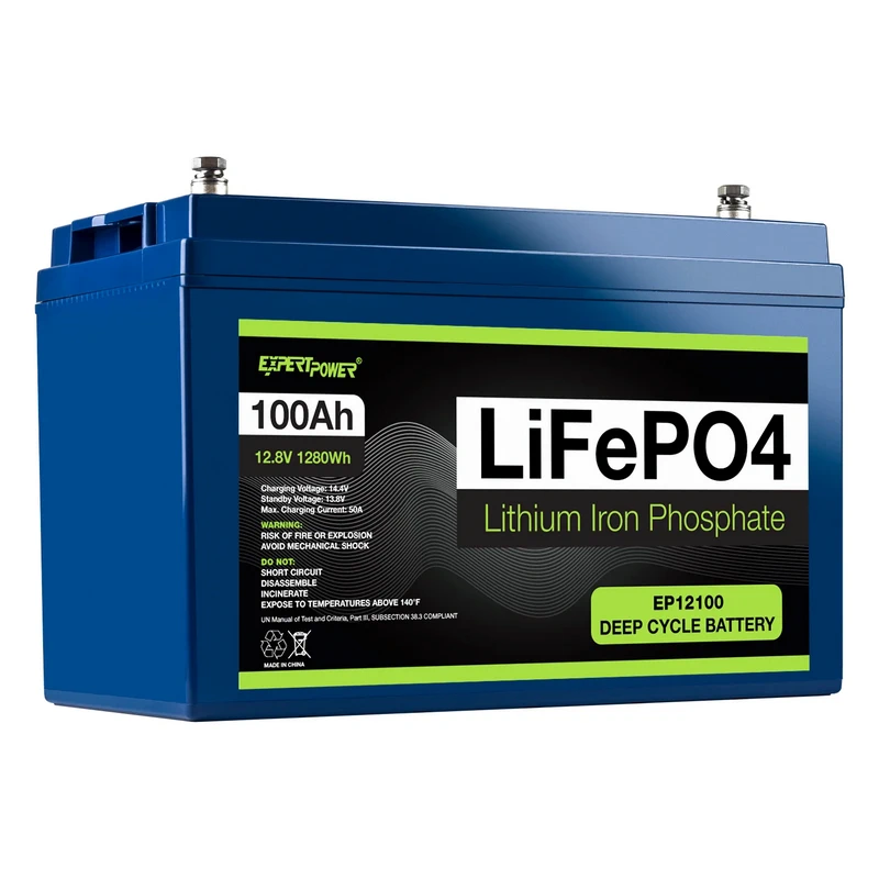 Expertpower 12v 100ah lifepo4 battery