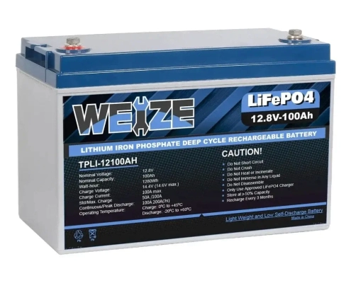 Weize 12v 100ah lithium battery