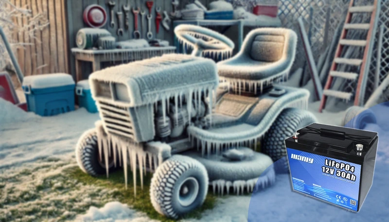 How to store lawn mower battery for winter​