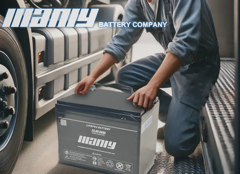 Semi truck battery size​