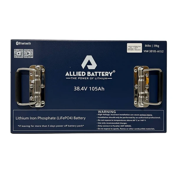 Allied lithium 36v 105ah golf cart battery