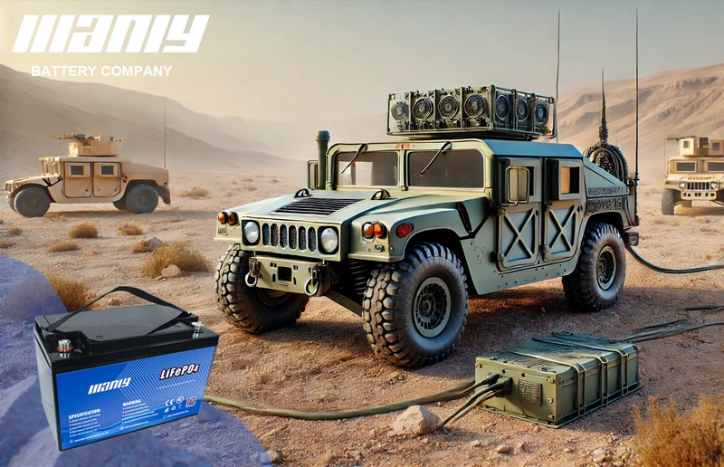 Electric military vehicles - military battery