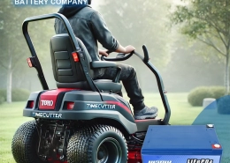 Lawn mower battery - ride mower battery - manly