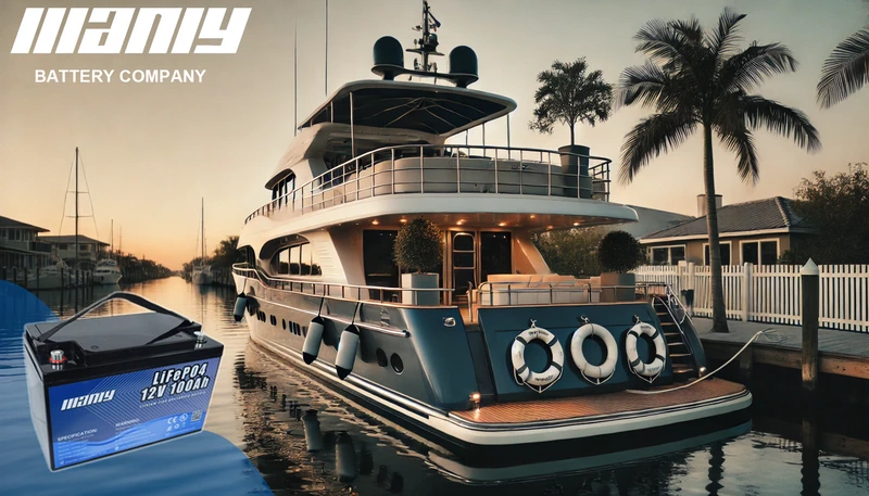 Lithium boat battery - marine battery