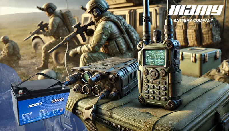 Portable electronics and communications equipment - military battery