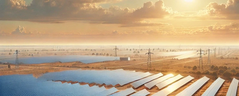 Solar farm in europe - manly