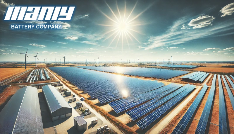 Solar farm in europe - manly battery
